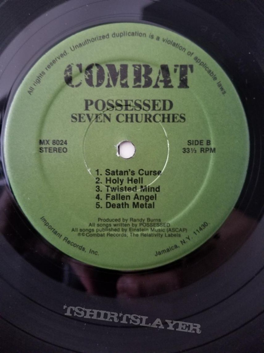 Possessed ' Seven Churches ' Collection Possessed ' Seven Churches ' Collection