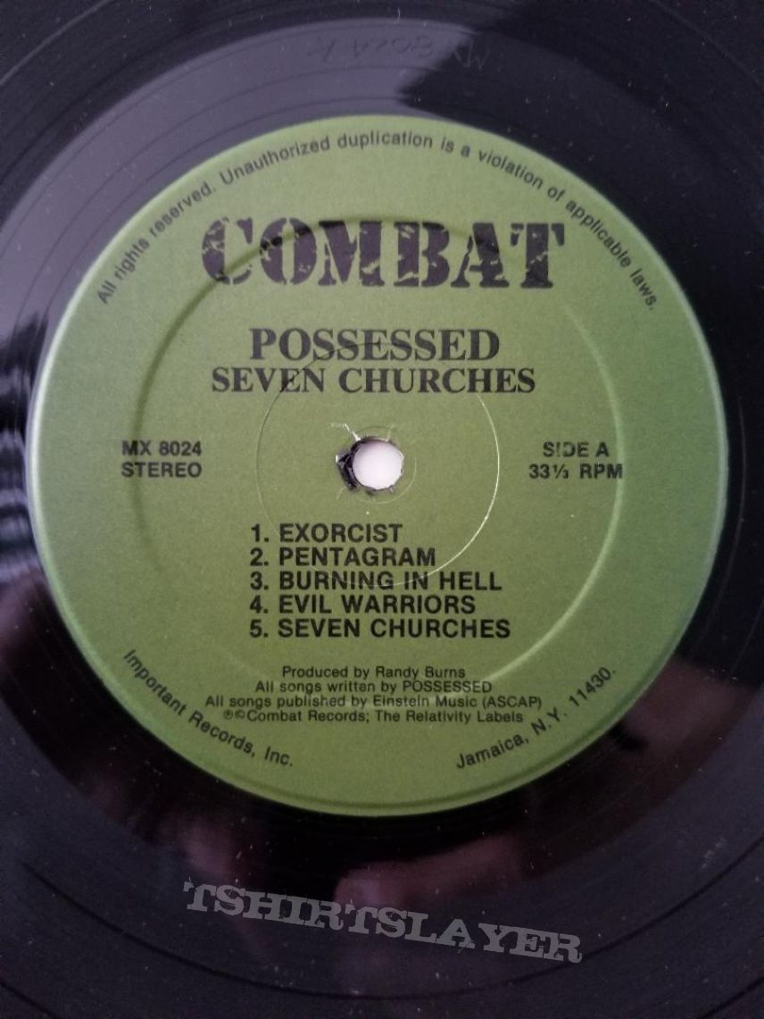 Possessed ' Seven Churches ' Collection Possessed ' Seven Churches ' Collection