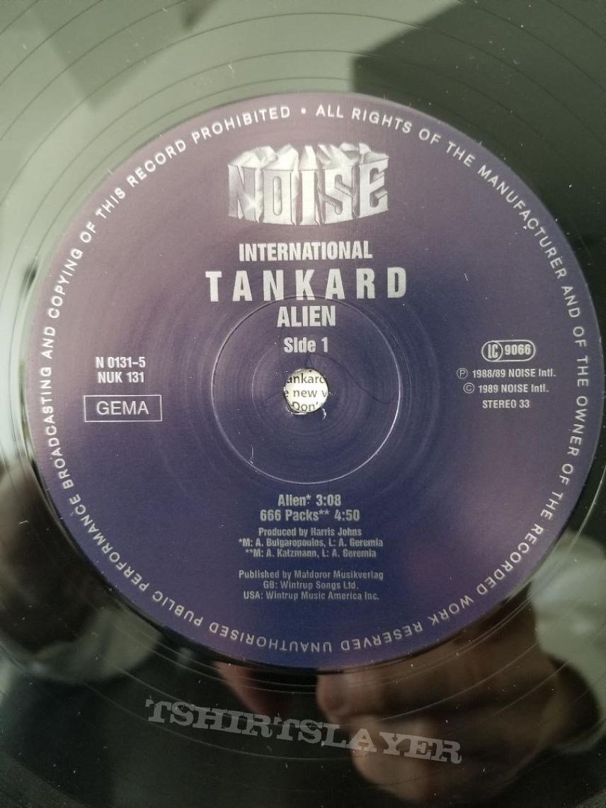 Tankard Original Vinyl LPs + Promotional Ads