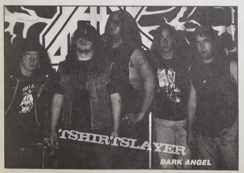 Dark Angel &#039; Darkness Descends &#039; Original Vinyl LP + Promotional Poster + Ads