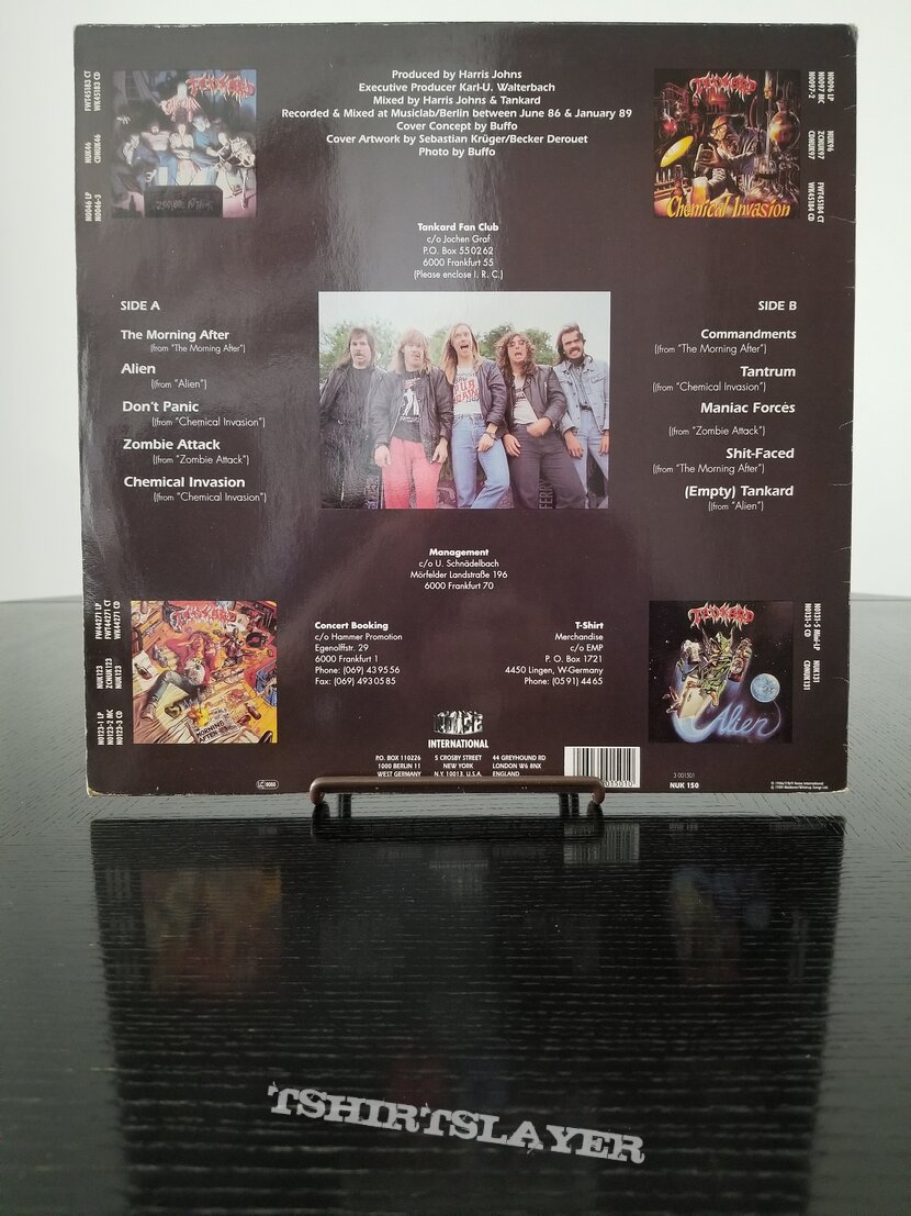 Tankard Original Vinyl LPs + Promotional Ads