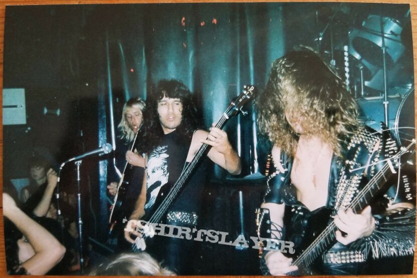 Slayer &#039; Show No Mercy &#039; Original Vinyl LP + Slayer &#039; Haunting The Chapel &#039; Original Vinyl EP + Promotional Ads