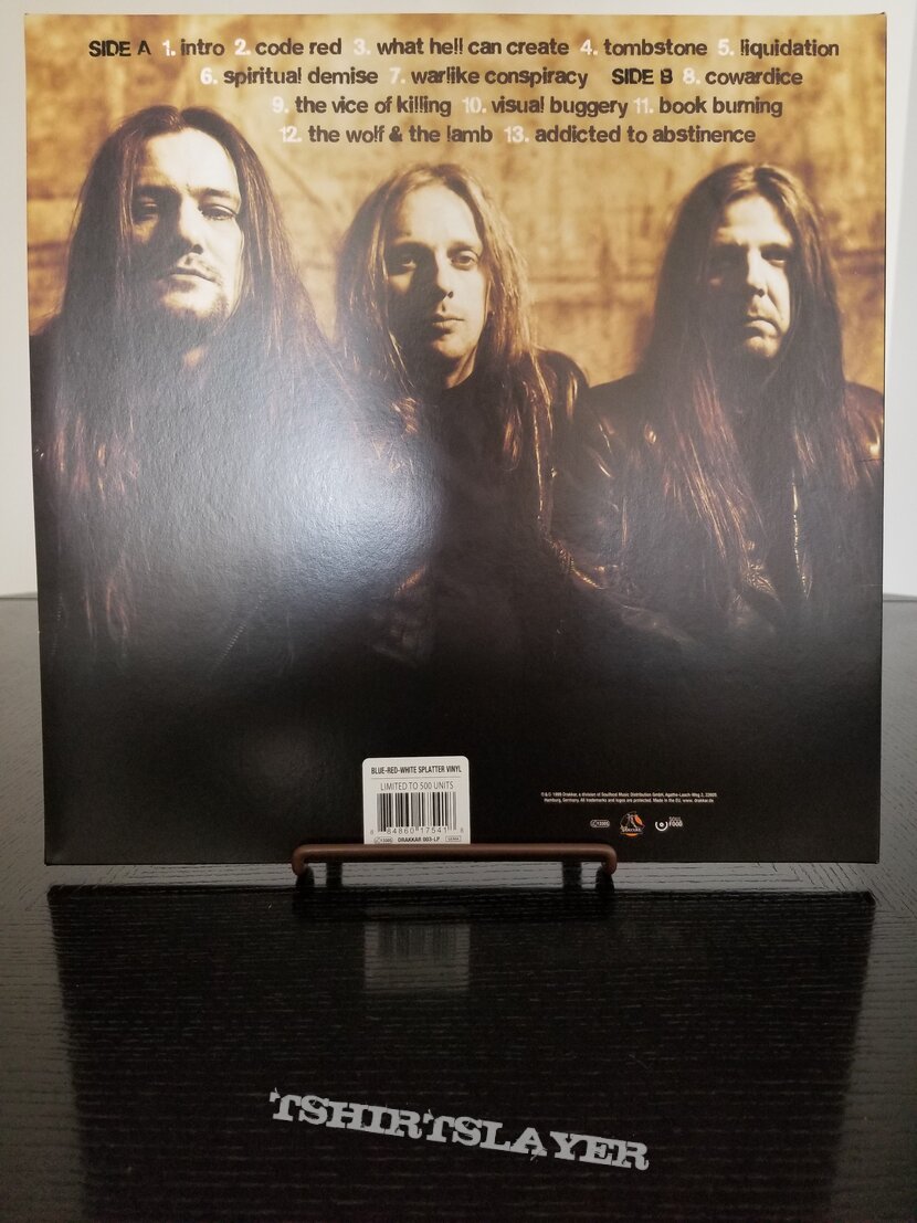 Sodom &#039; Code Red &#039; Re-Issue Vinyl  LP ( Drakkar )  + Promotional Ads