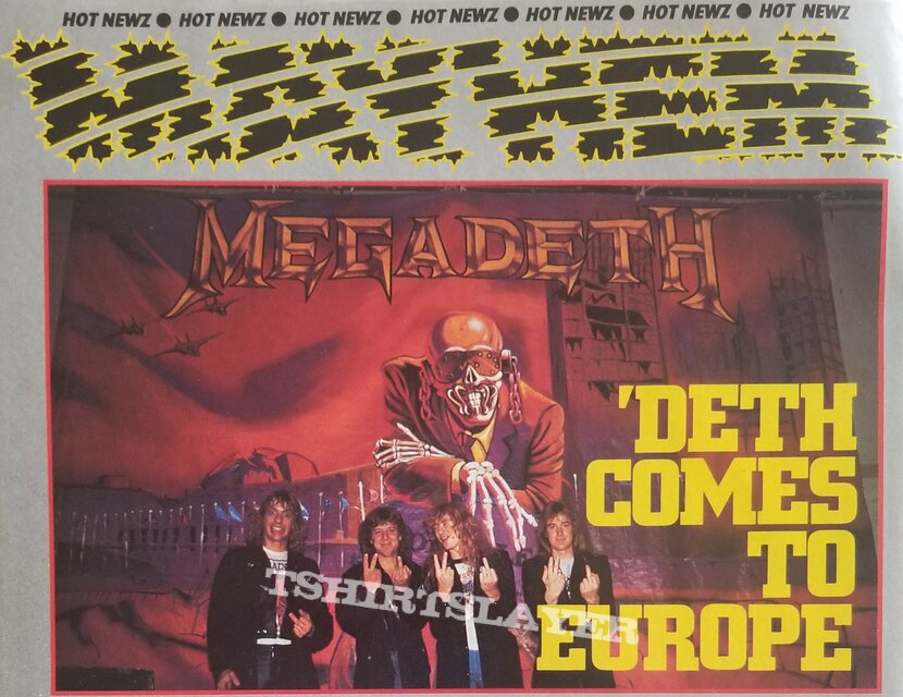 Megadeth &#039; Peace Sells...But Who&#039;s Buying? &#039; Original Vinyl LP + Promotional Posters + Ads 