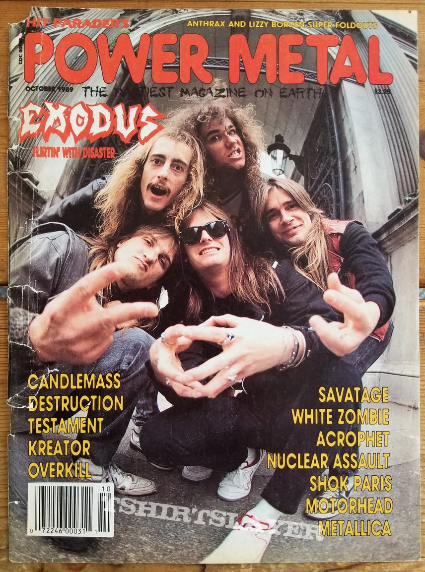 Exodus &#039; Fabulous Disaster &#039; Original Vinyl L.P. + Promotional Poster + Ads