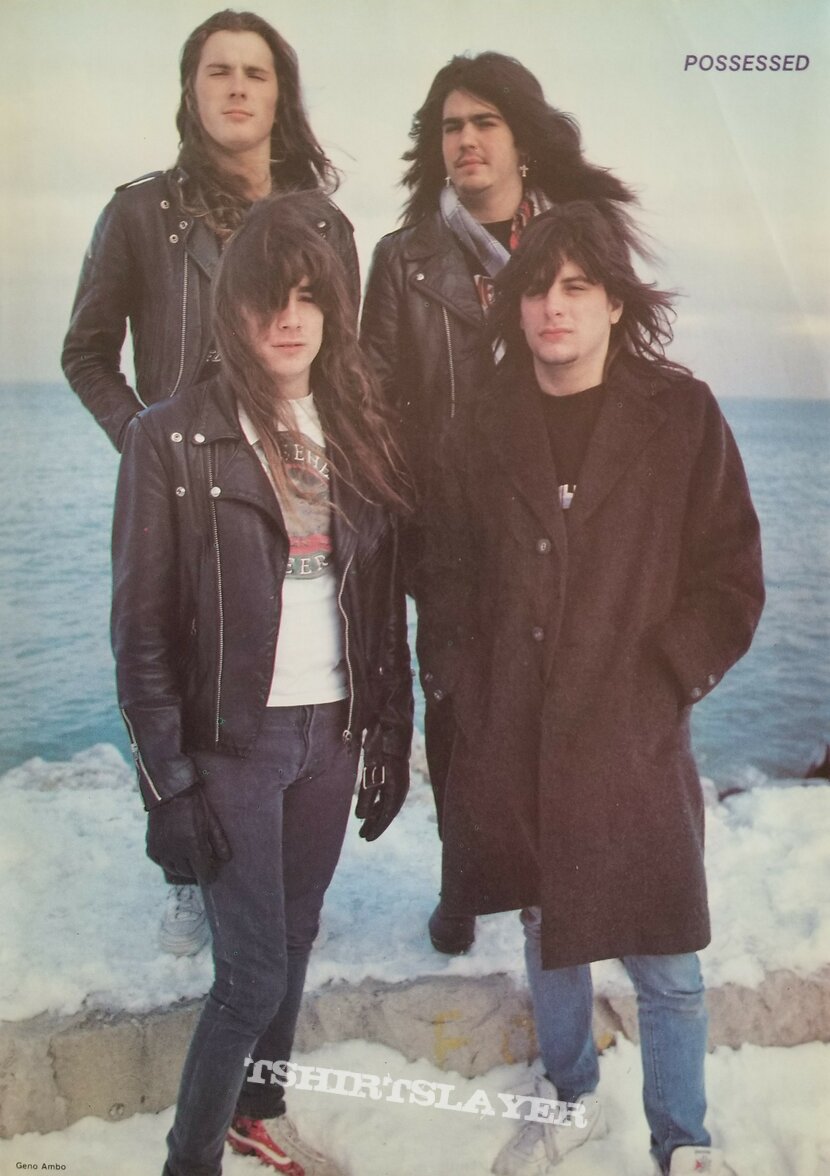 Possessed &#039; The Eyes Of Horror &#039; Original Vinyl LP + Promotional Ads