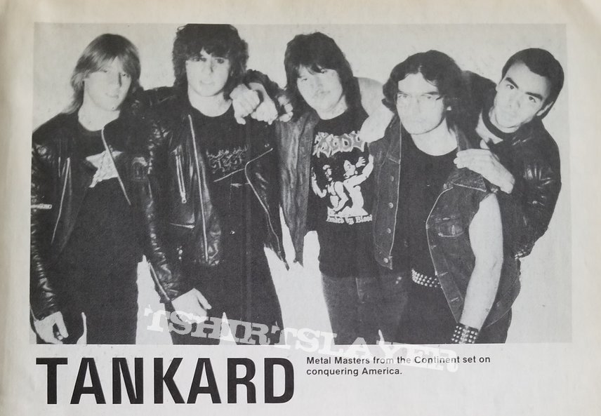 Tankard Original Vinyl LPs + Promotional Ads