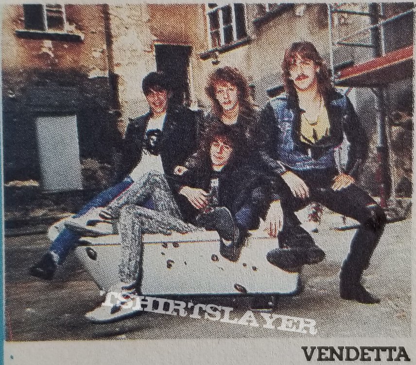 Vendetta &#039; Go And Live...Stay And Die &#039; Original Vinyl LP + Promotional Ads