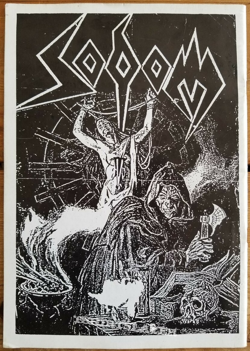 Sodom - &#039; Obsessed by Cruelty &#039; Original Vinyl LP + ORIGINAL U.S.A Version T- Shirt + Posters + Promotional Ads