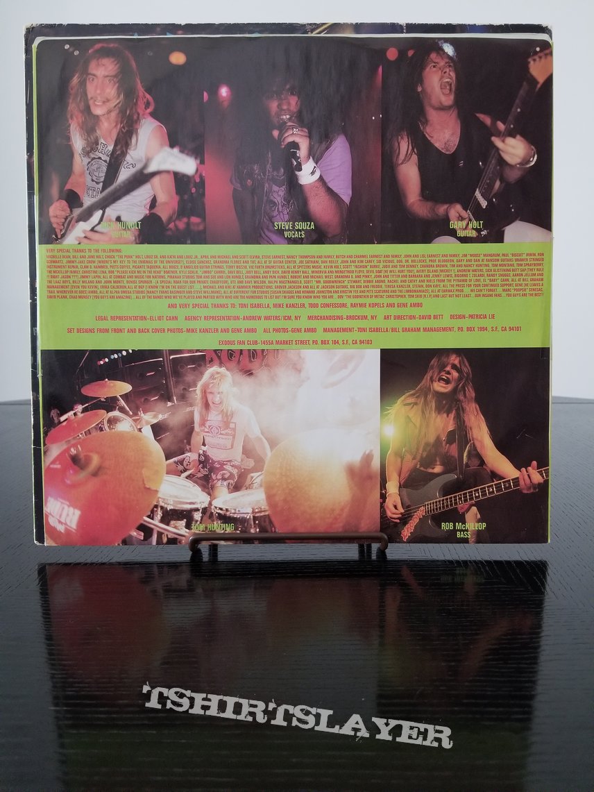 Exodus &#039; Fabulous Disaster &#039; Original Vinyl L.P. + Promotional Poster + Ads