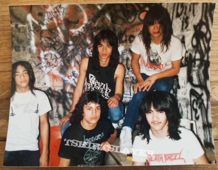 Death Angel &#039; The Ultra-Violence &#039; Original Vinyl LP + Promotional Poster + Ads