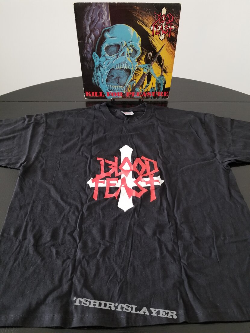 Blood Feast Original 1989 T-Shirt + Original LP + Autograph Photo + Fan Letter