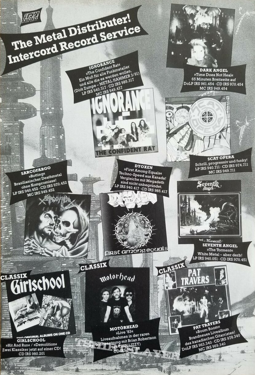 Dark Angel ' Time Does Not Heal ' Original Vinyl LP + Promotional Poster + Ads Dark Angel ' Time Does Not Heal ' Original Vinyl LP + Promotional Poster + Ads