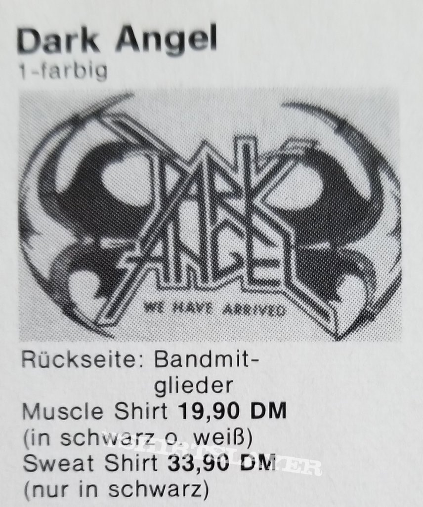 Dark Angel &#039; We Have Arrived &#039; Original Vinyl LPs + Promotional Ads