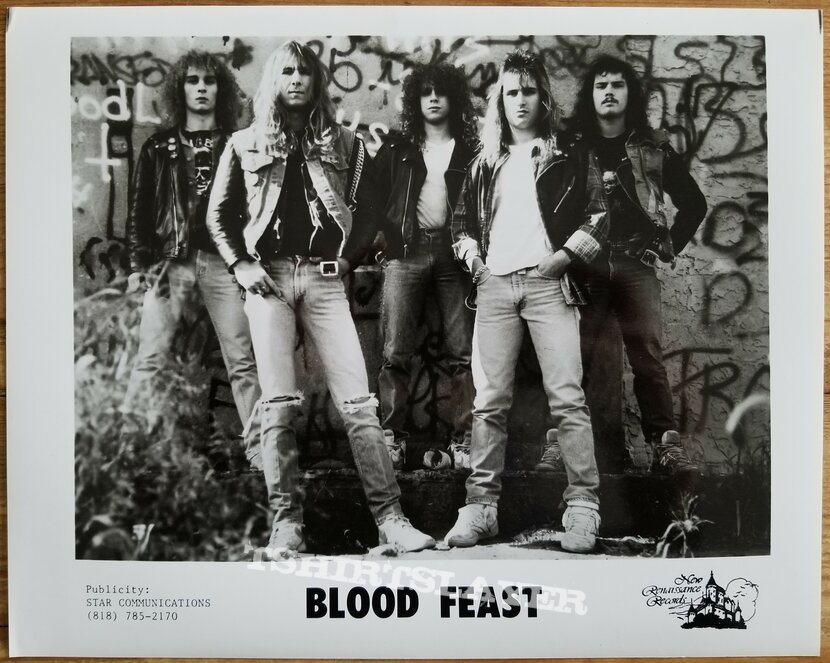 Blood Feast Original 1989 T-Shirt + Original LP + Autograph Photo + Fan Letter