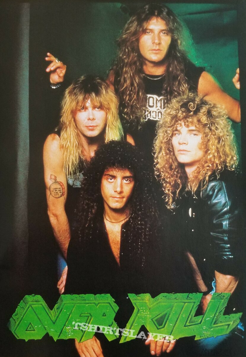 Overkill Over Kill &#039; The Years Of Decay &#039; Original Vinyl LP + Promotional Poster