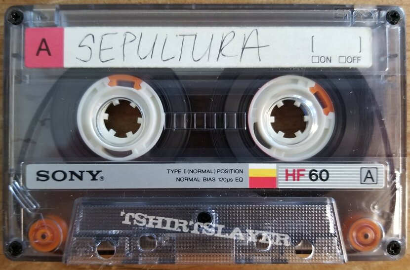 Sepultura Autographed &#039; Schizophrenic &#039; Tour Shirt  + Original Vinyl LP + Promotional Poster + Letter From Max Cavalera
