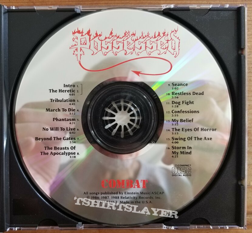 Possessed &#039; The Eyes Of Horror &#039; Original Vinyl LP + Promotional Ads