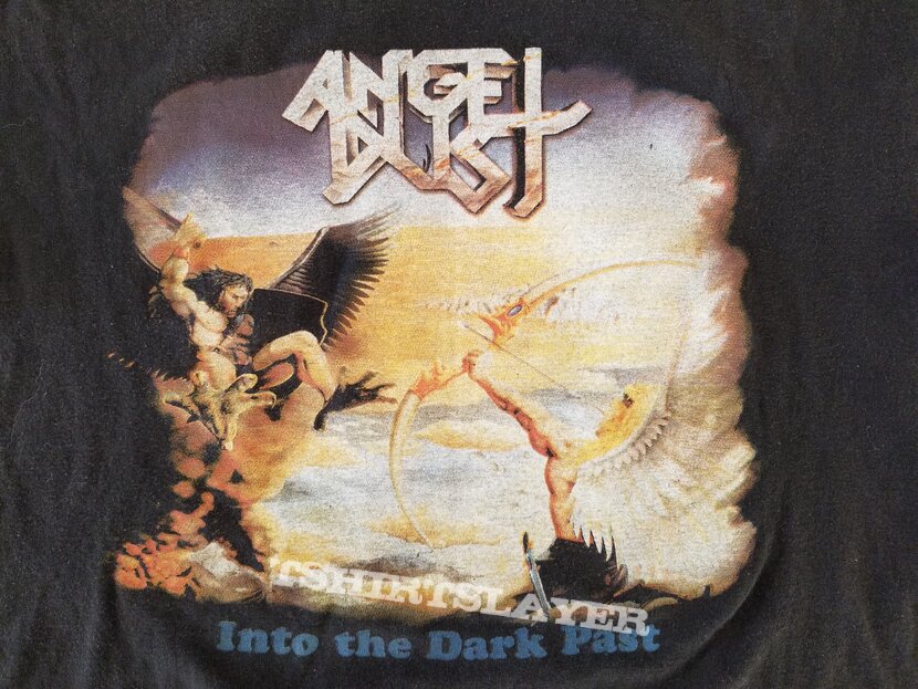 Angel Dust &#039; Into The Dark Past &#039; &amp; &#039; To Dust You Will Decay &#039; Original Vinyl LPs + Promotional Poster + Ads