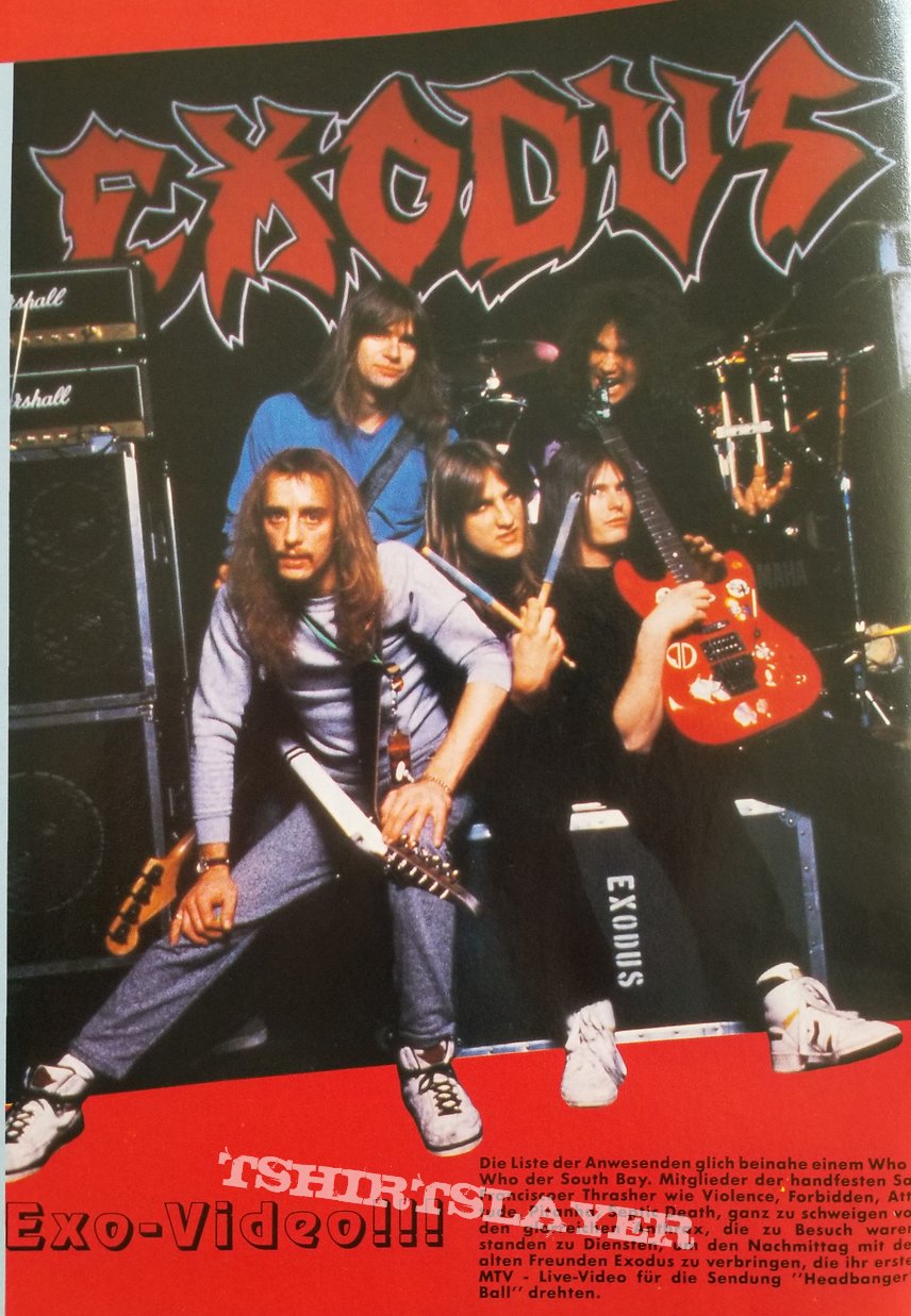 Exodus &#039; Fabulous Disaster &#039; Original Vinyl L.P. + Promotional Poster + Ads