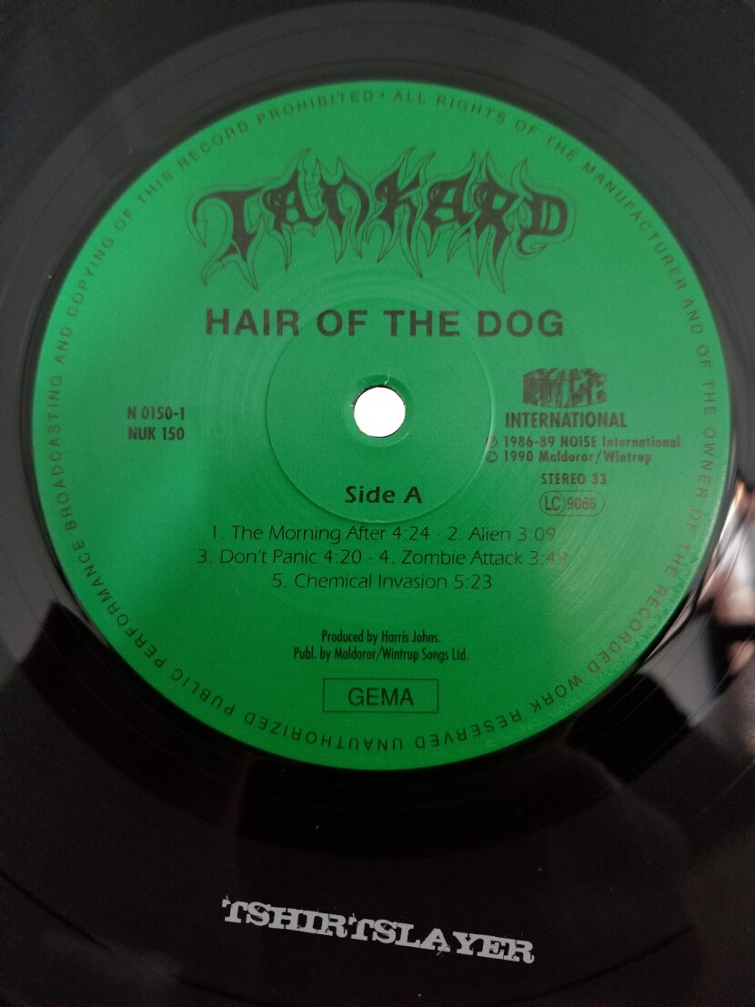 Tankard &#039; Hair Of The Dog &#039; ( The Very Best Of...) Original Vinyl LP + EMP Poster 