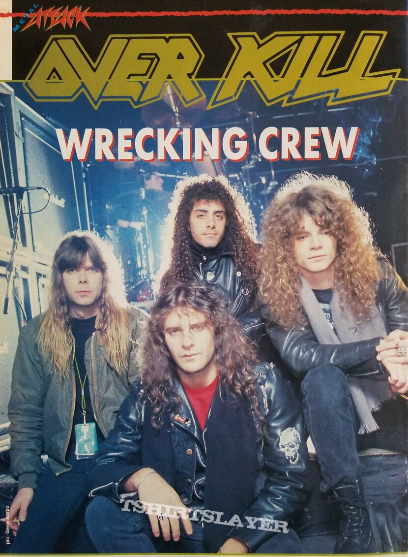 Overkill Over Kill &#039; The Years Of Decay &#039; Original Vinyl LP + Promotional Poster