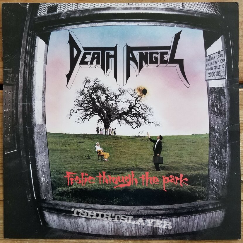 Death Angel &#039; Frolic Through The Park &#039; Original Vinyl L.P. + Promotional Poster  