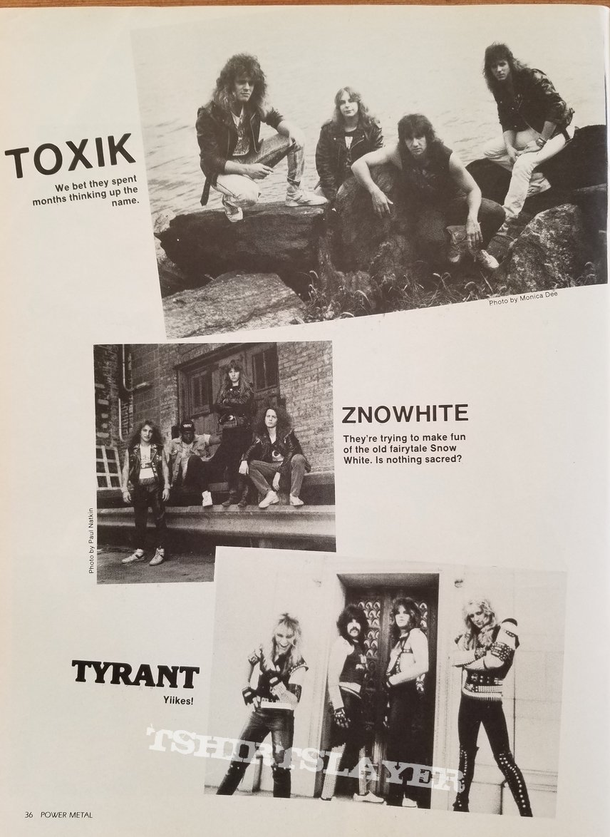 Toxik &#039; World Circus &#039; Original Vinyl LP + Promotional Poster + Ads