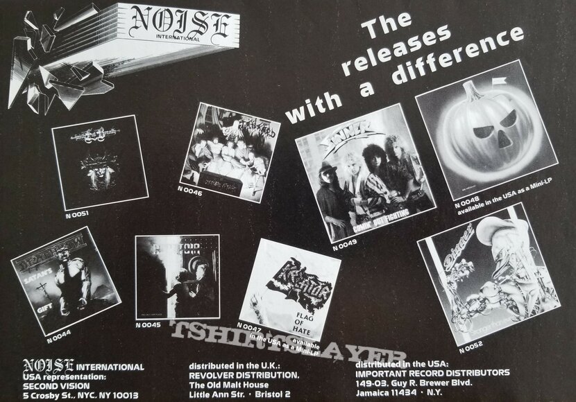 Tankard Original Vinyl LPs + Promotional Ads