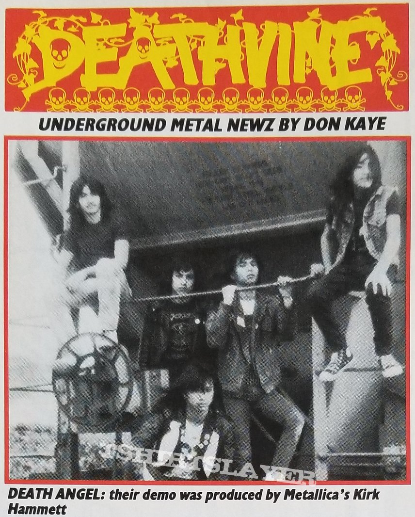 Death Angel &#039; The Ultra-Violence &#039; Original Vinyl LP + Promotional Poster + Ads