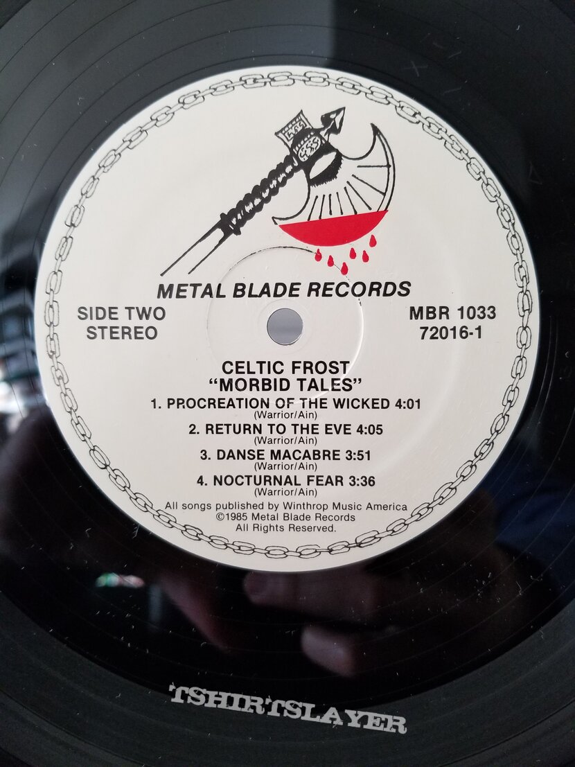 Celtic Frost &#039; Morbid Tales &#039; Original Vinyl  LP on Metal Blade Records 