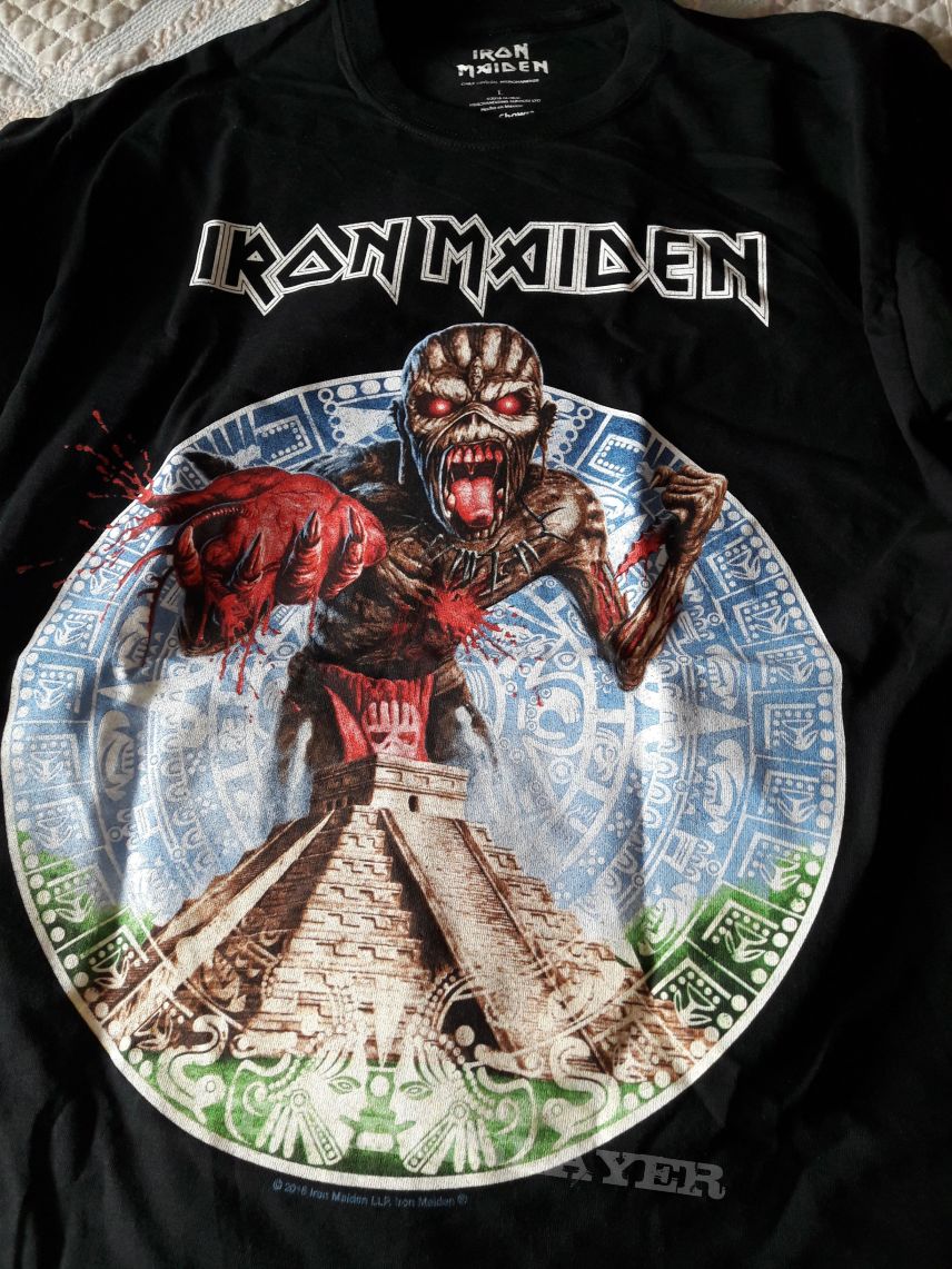 Iron Maiden Mexican tour t-shirt 