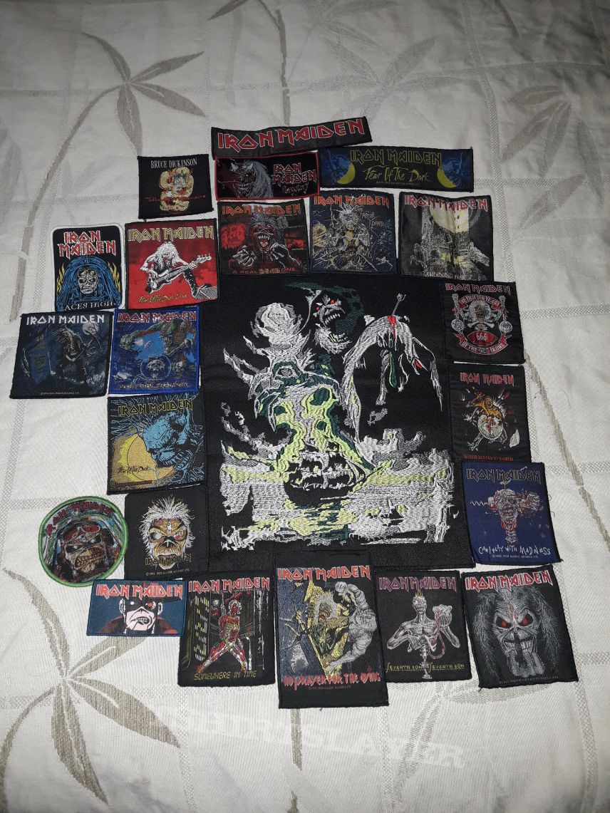 Iron Maiden patch collection