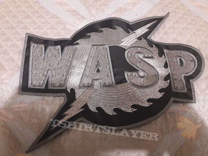 W.A.S.P. back Shaped logo patch