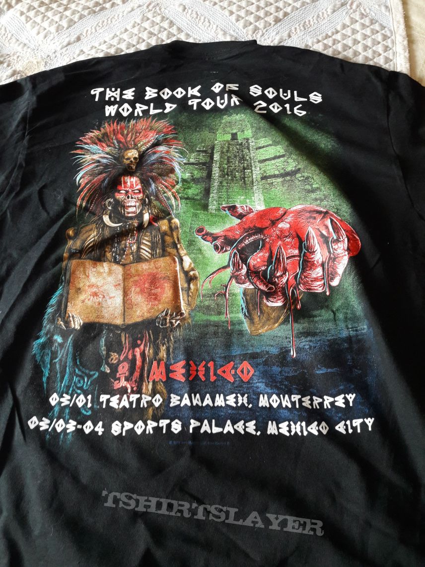 Iron Maiden Mexican tour t-shirt 