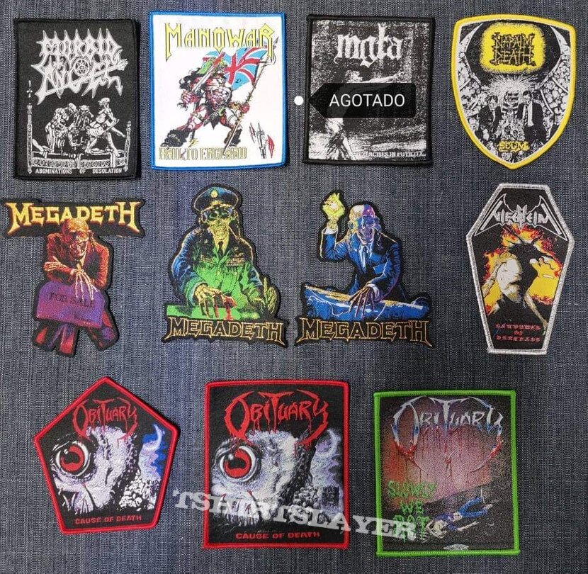 Morbid Angel, Manowar, Napalm Death, Nifelheim, Megadeth, Obituary