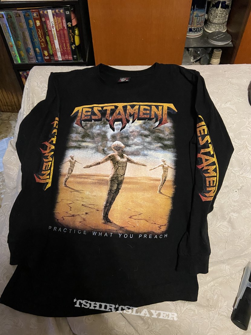 Testament practice what you preach long sleeve