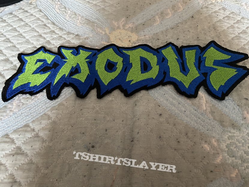 Exodus back logo patch