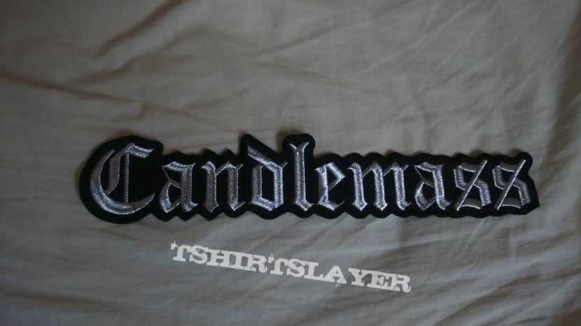 Candlemass back logo patch 