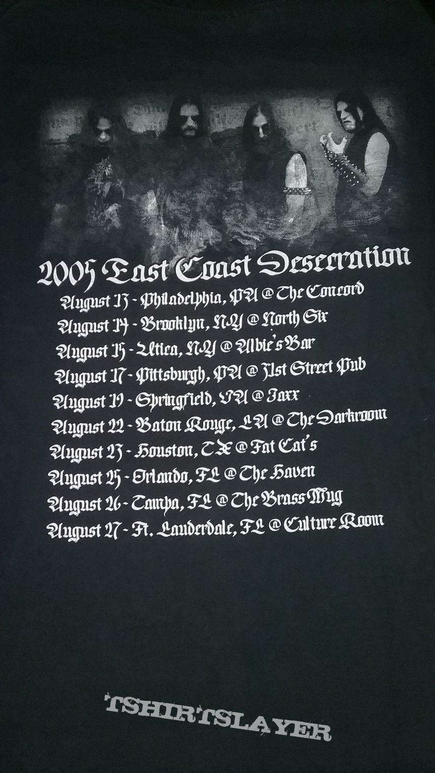 Kult Ov Azazel - Hellstorm of Unholy Legions 2005 East Coast Tour