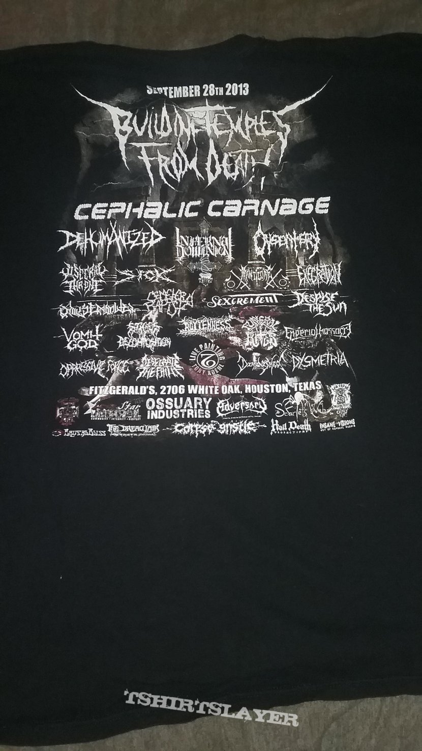 Cephalic Carnage Building Temples From Death Fest 2013