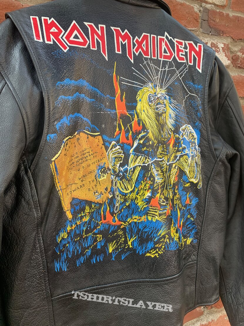 Iron Maiden - Live After Death Hand Painted Leather Jacket | TShirtSlayer  TShirt and BattleJacket Gallery
