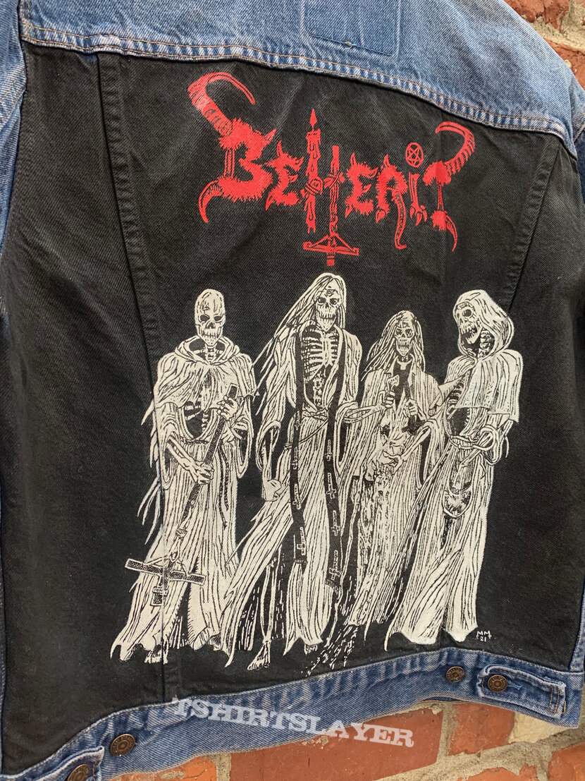 Beherit - Oath of the Black Blood Hand Painted Jacket