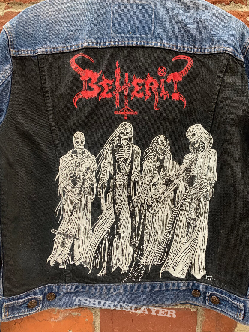 Beherit - Oath of the Black Blood Hand Painted Jacket