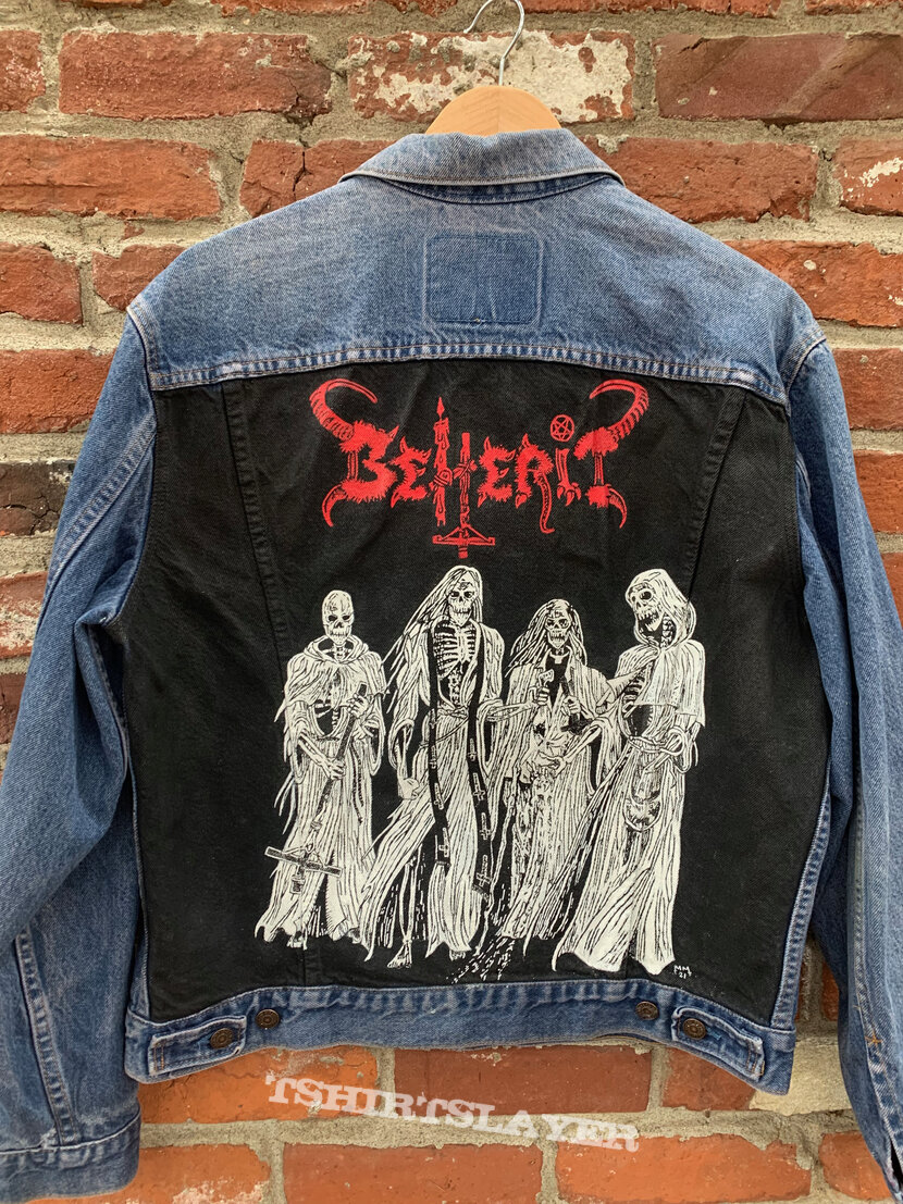 Beherit - Oath of the Black Blood Hand Painted Jacket