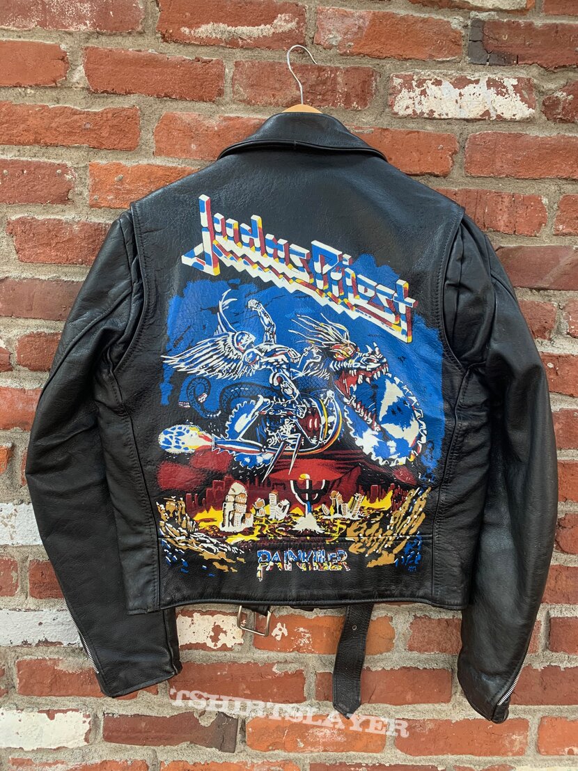 Judas Priest - Painkiller Hand Painted Leather Motorcycle Jacket