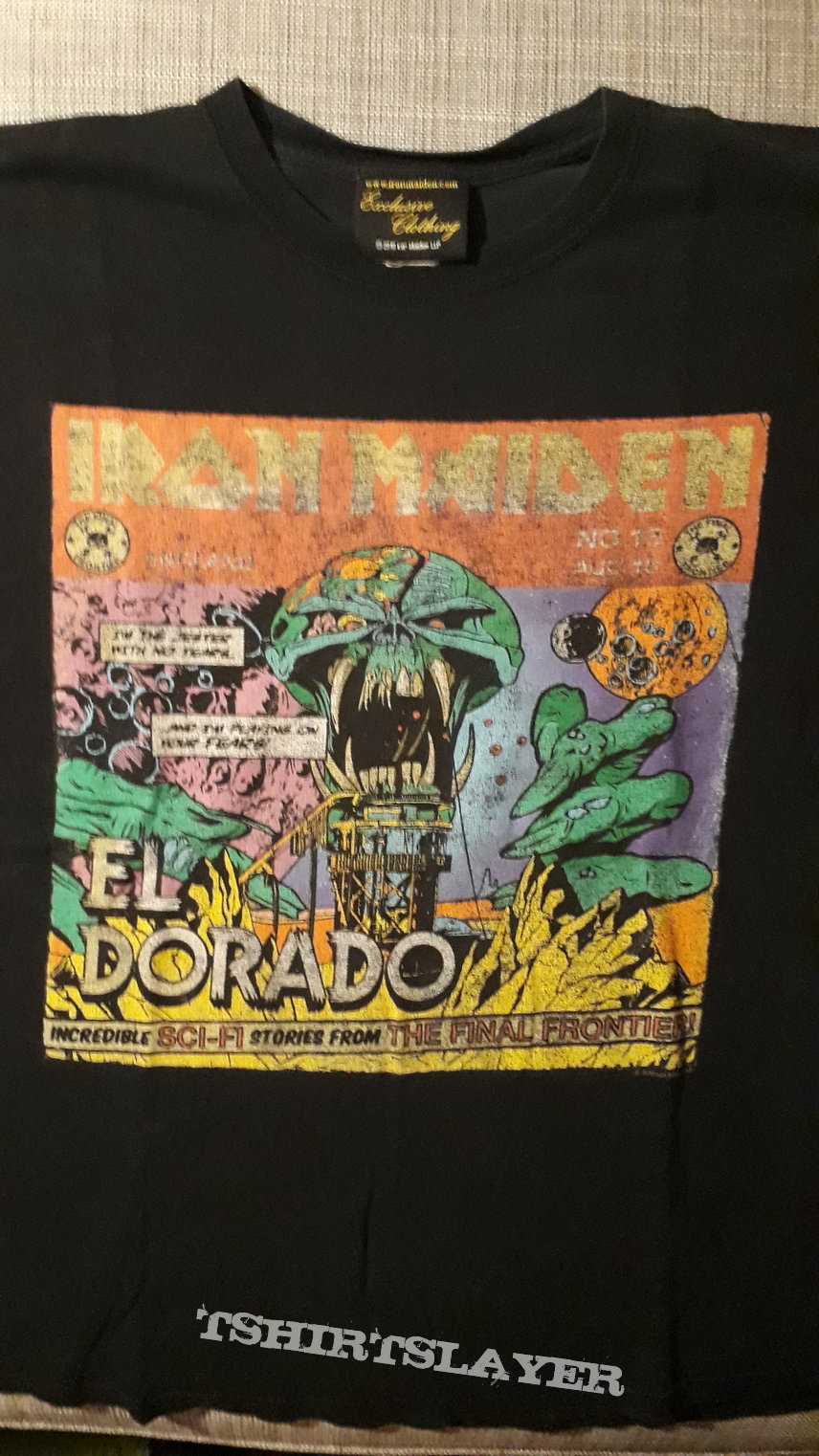 Iron Maiden El Dorado 2010 Tour Shirt