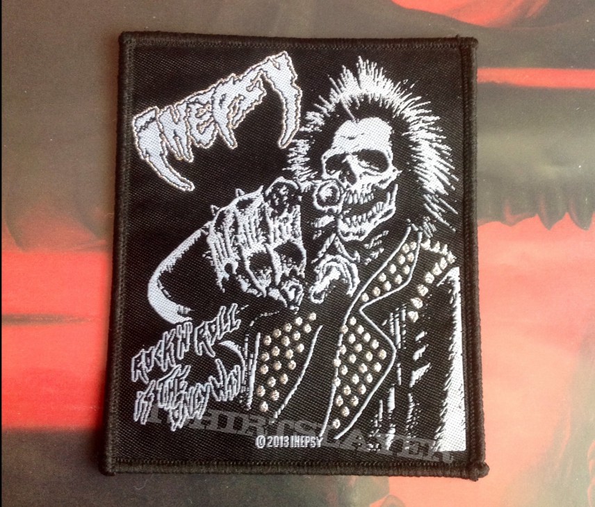 Inepsy- Rock N&#039; Roll Is The Only Way Official Woven Patch