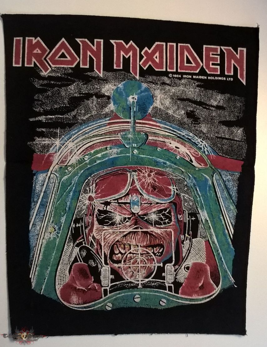 Iron Maiden - Aces High - Backpatch (Blue-green Version)