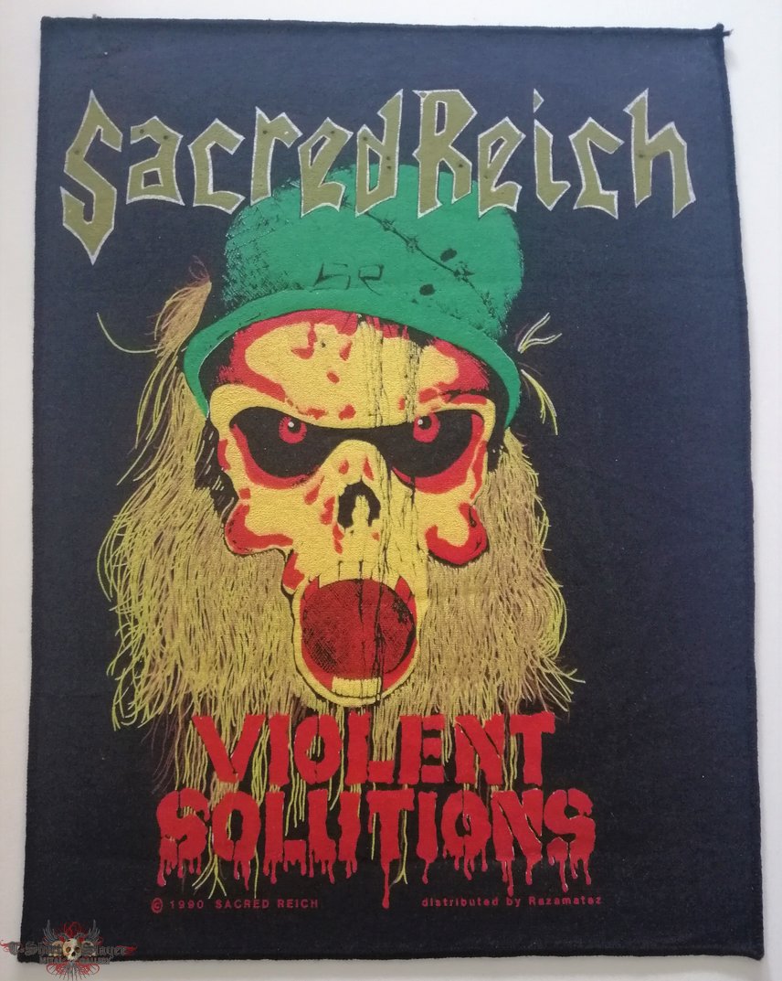 Sacred Reich - Violent Solutions - Backpatch